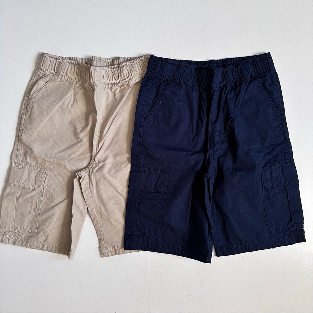PLACE Bundle Cargo Shorts Beige + Navy Size 12